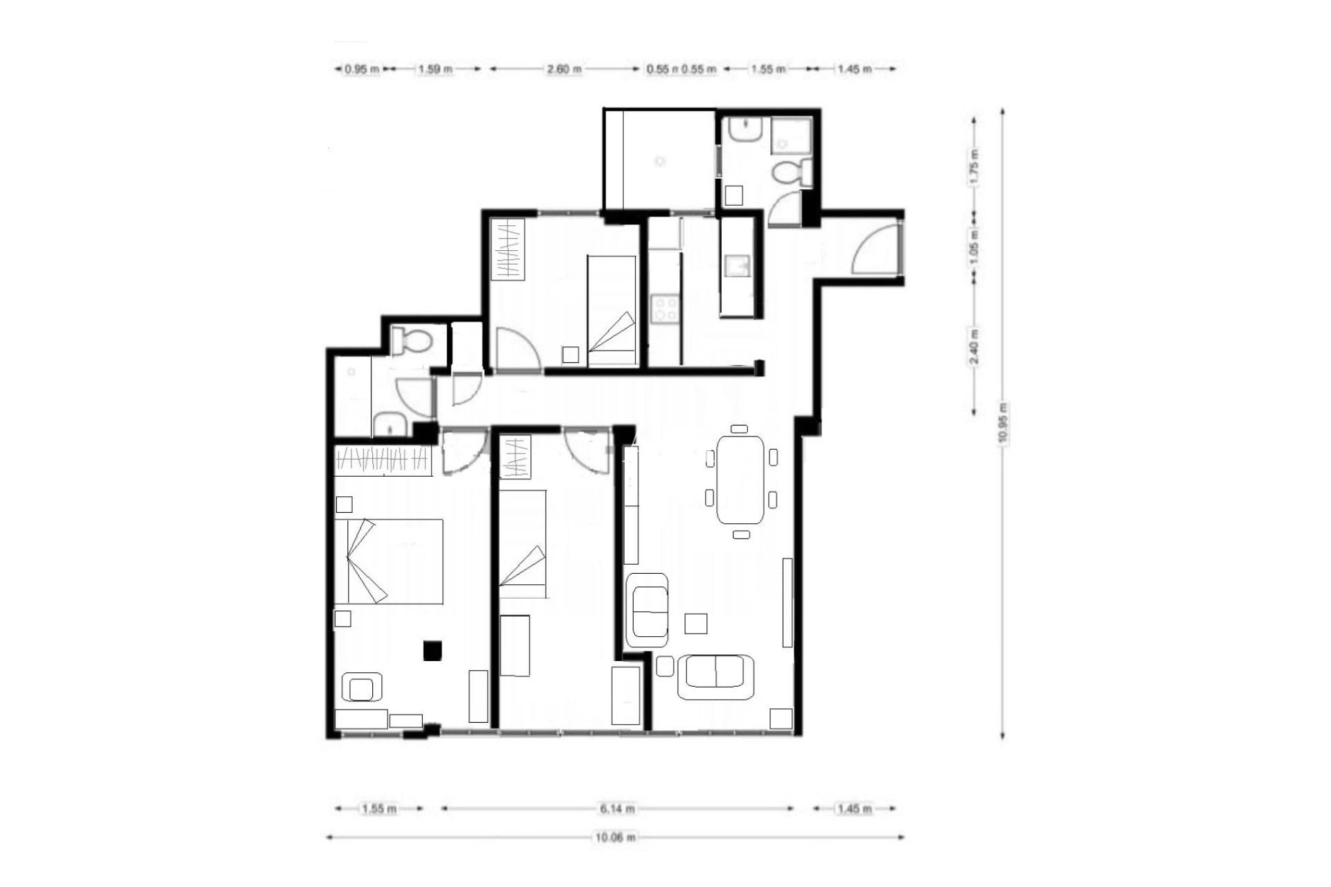 Long Term Rental - Apartment / flat - Torrevieja - Nueva Torrevieja - Aguas Nuevas