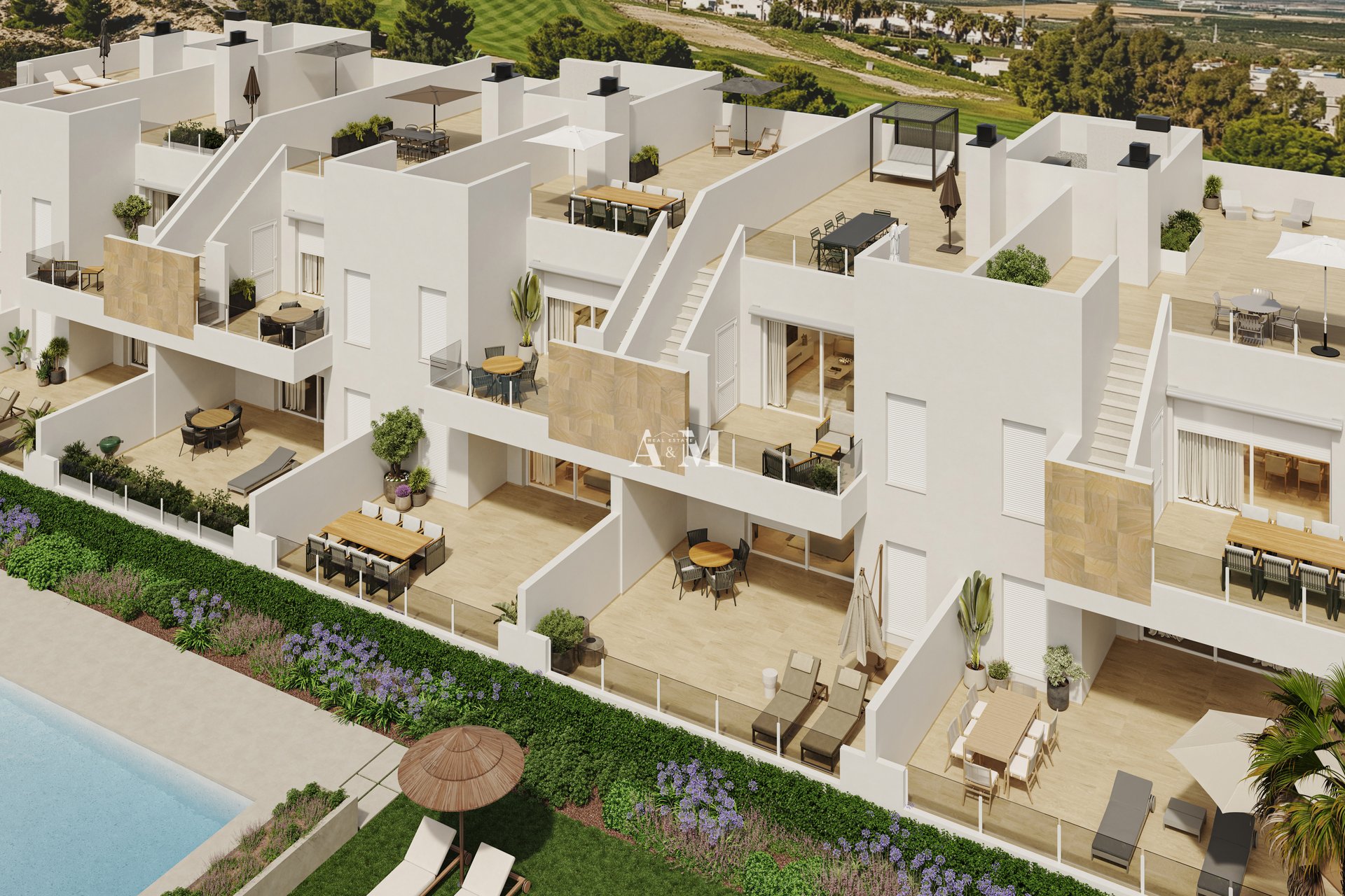 New Build - low-bungalow - La Finca Golf