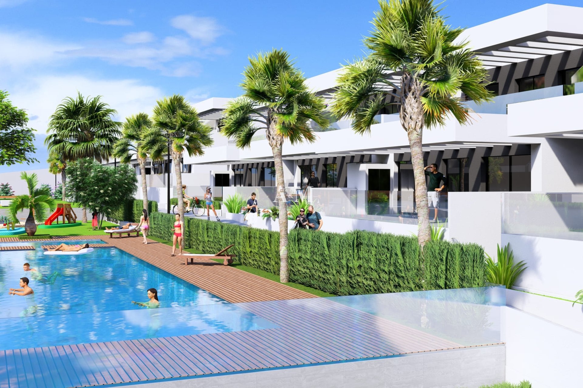 Nouvelle construction - low-bungalow - La Finca Golf