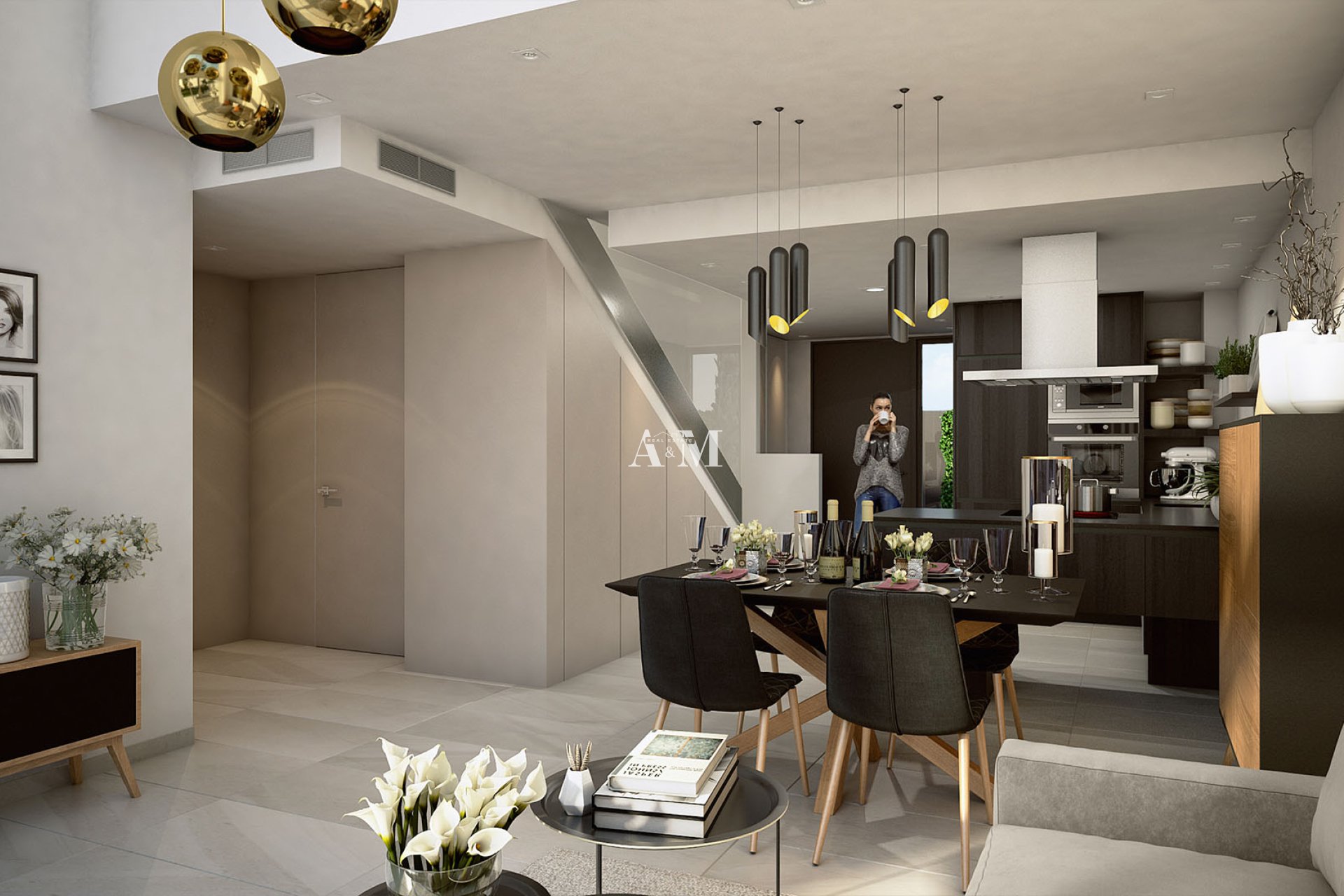 Obra nueva - semi-detached - La Finca Golf